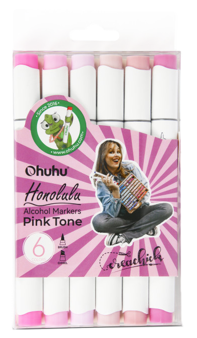 CreaChick Productfoto Creachick Markers Ohuhu Pink Tone